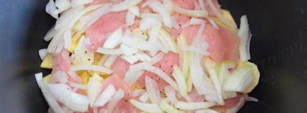 картофель, запеченный с курицей в сметане. Шаг 7