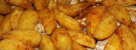 картофель, запеченный соевом соусе. Шаг 4