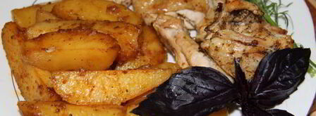 картофель, запеченный соевом соусе. Шаг 5