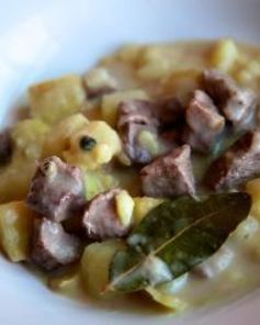 Картошка тушеная с мясом