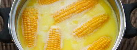 кукуруза, варенная с молоком и сливочным маслом. Шаг 13