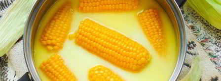 кукуруза, варенная с молоком и сливочным маслом. Шаг 14