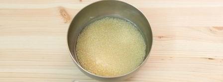 кус-кус с зеленым горошком и жареным луком. Шаг 4