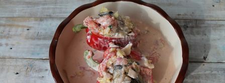 перец фаршированный грибами. Шаг 7