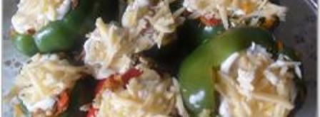 перец, фаршированный капустой и грибами. Шаг 5