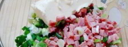 перец, фаршированный колбасой и сыром. Шаг 4