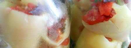 перец фаршированный помидорами. Шаг 3