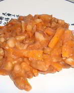 Сладкая фасоль в томатном соусе