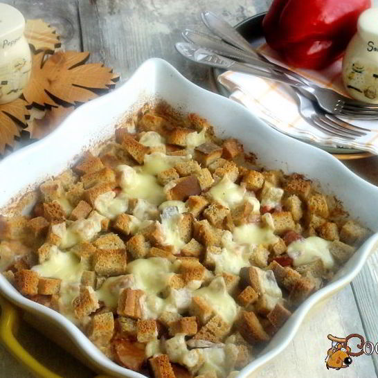 Рецепт томленой капусты под хлебной корочкой