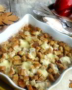 Томленая капуста под хлебной корочкой