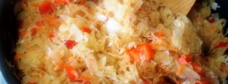 томленая капуста под хлебной корочкой. Шаг 2