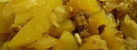 тушеная капуста со свининой и картошкой. Шаг 5