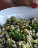 Тушеные кабачки с грибами