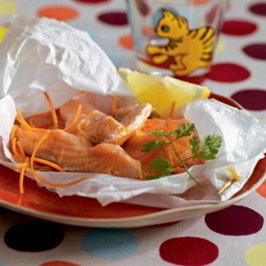 Рецепт тыквы и семга в пергаменте