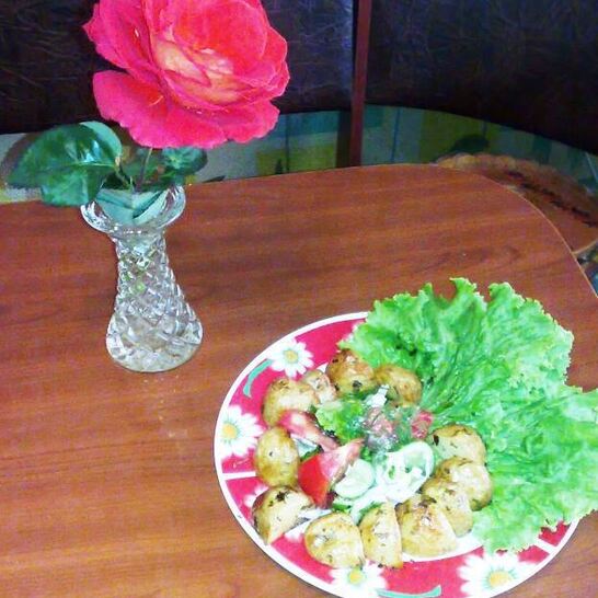 Рецепт запеченной молодой картошечки