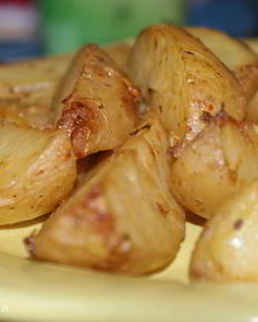 Запеченный картофель в горчичном маринаде