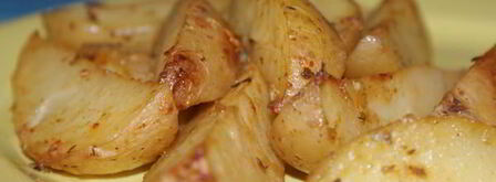 запеченный картофель в горчичном маринаде. Шаг 4