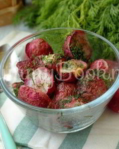 Запеченный редис