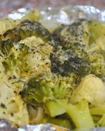 Запеченные в фольге овощи