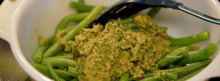 зеленая фасоль с оливками. Шаг 3