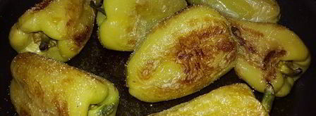 жареные перцы с томатным соусом basilico. Шаг 4