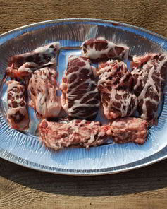 Баранья печень на гриле