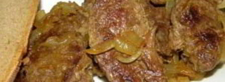 говяжья печень с луком. Шаг 6