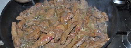 говяжья печень стир-фрай. Шаг 4