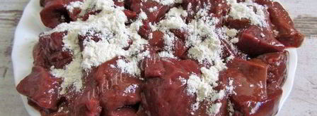 говяжья печень тушеная в мультиварке. Шаг 3