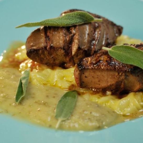 Рецепт говяжьей печенки с томленым луком