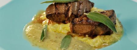 говяжья печенка с томленым луком. Шаг 4