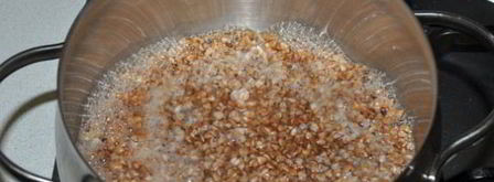 греча с куриной печенью. Шаг 2