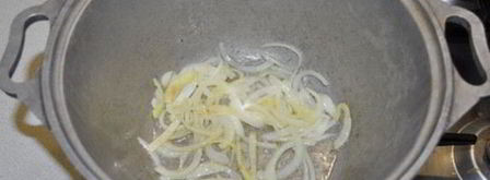 греча с куриной печенью. Шаг 4