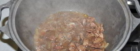 греча с куриной печенью. Шаг 6