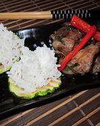 Куриная печень по японски