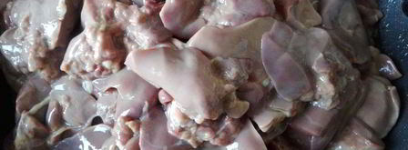 куриная печень с черносливом. Шаг 4