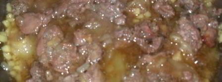 куриная печень с яблочно-имбирным соусом. Шаг 4