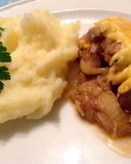 Куриная печенка под сырной корочкой