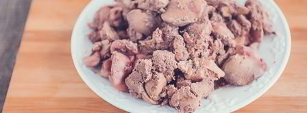 куриная печенка с яблоками. Шаг 2