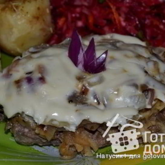 Рецепт нежной печени с яблоками