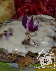 Нежная печень с яблоками