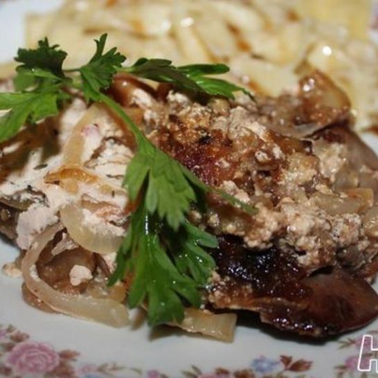 Рецепт нежнейшей печени в сметанно-винном соусе