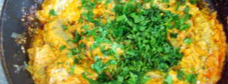 печень говяжья по-строгановски классически. Шаг 13