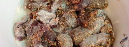 печень говяжья по-строгановски классически. Шаг 4