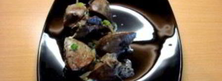 печень индейки в сливках. Шаг 4