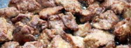 печень куриная на сковороде. Шаг 5