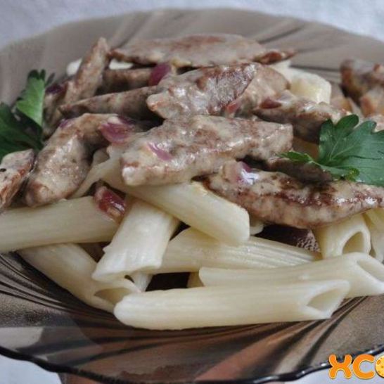 Рецепт печени по-строгановски