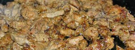 печень с апельсинами. Шаг 13