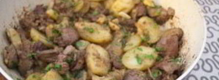 печень с картошкой. Шаг 5