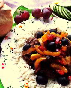 Печень с луковым конфитюром